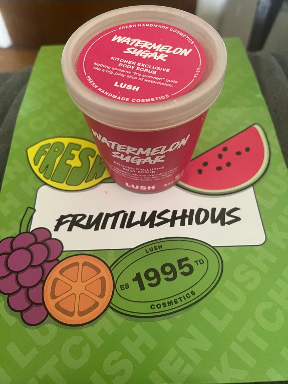 LUSH Watermelon Sugar Body Scrub - 10.4 oz KITCHEN EXCLUSIVE JUNE 26